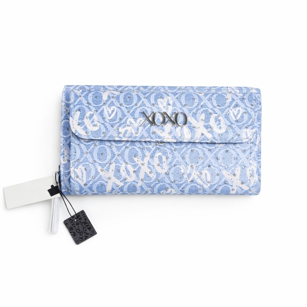 NWT - XOXO Light Blue & White Patterned Wallet | NWT